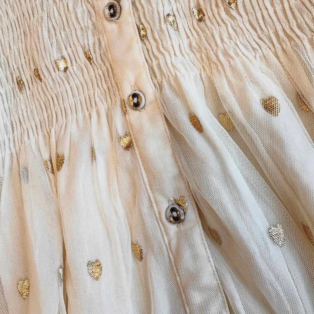 bonjour diary 2Y ハートチュール　チュニック　ワンピース