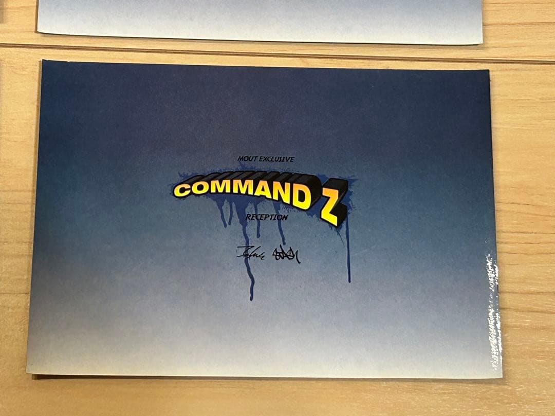 非売品 希少 COMMAND Z コマンドＺ ポストカード 型ステッカー