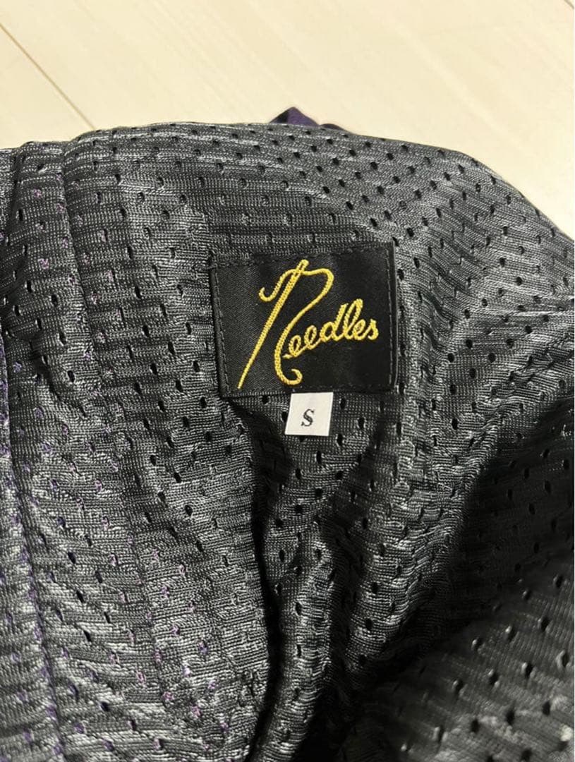 Needles トラックパンツ S パープル/レッド 紫/赤 永野芽郁着用