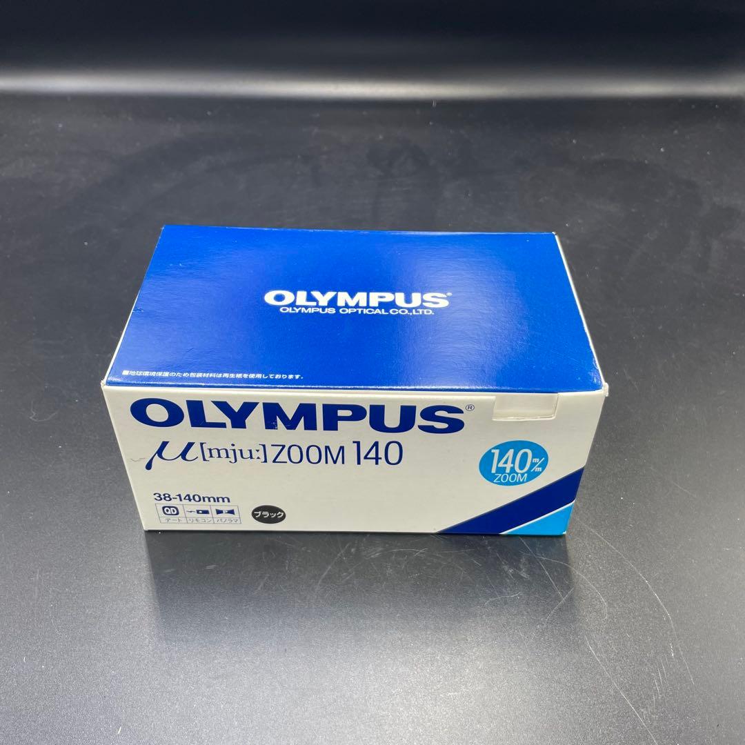 OLYMPUS μ[mju:] ZOOM 140 ブラック フィルムカメラ