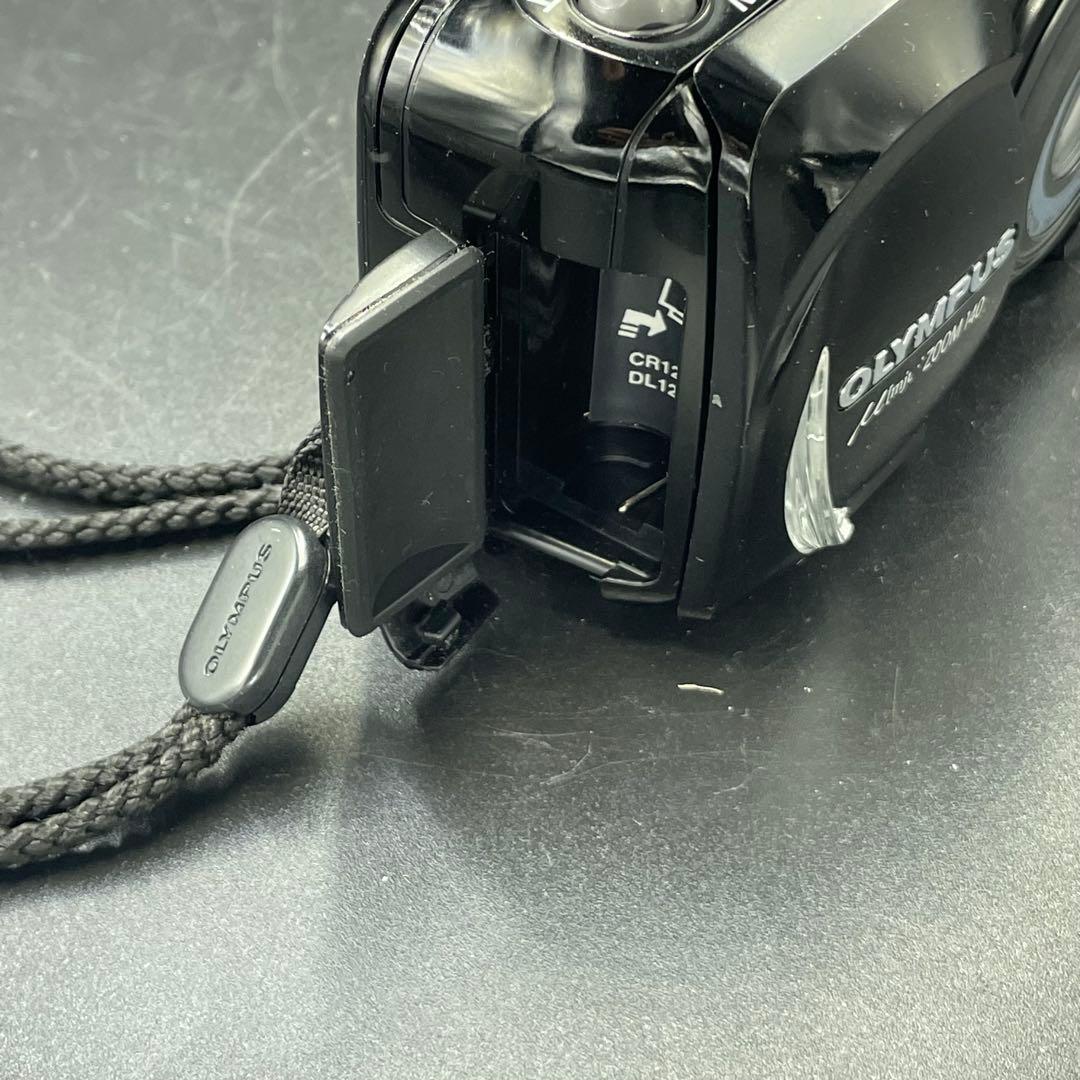 OLYMPUS μ[mju:] ZOOM 140 ブラック フィルムカメラ