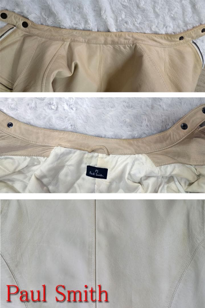 Paul Smith シングルライダースジャケット L