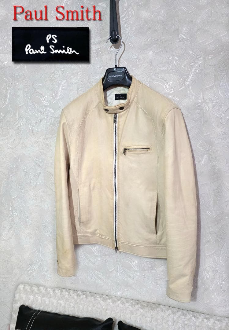 Paul Smith シングルライダースジャケット L