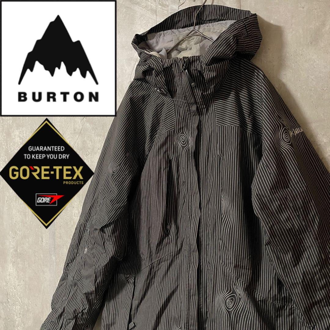 BURTONバートンスノーボードウェアスキージャケットパーカーフード付黒ブラック