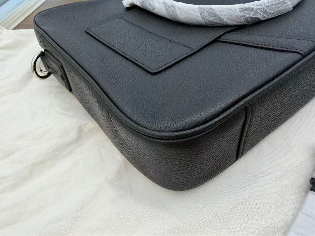 BALLY バリー　MALESO 2WAY ブラックレザー ビジネスバッグ