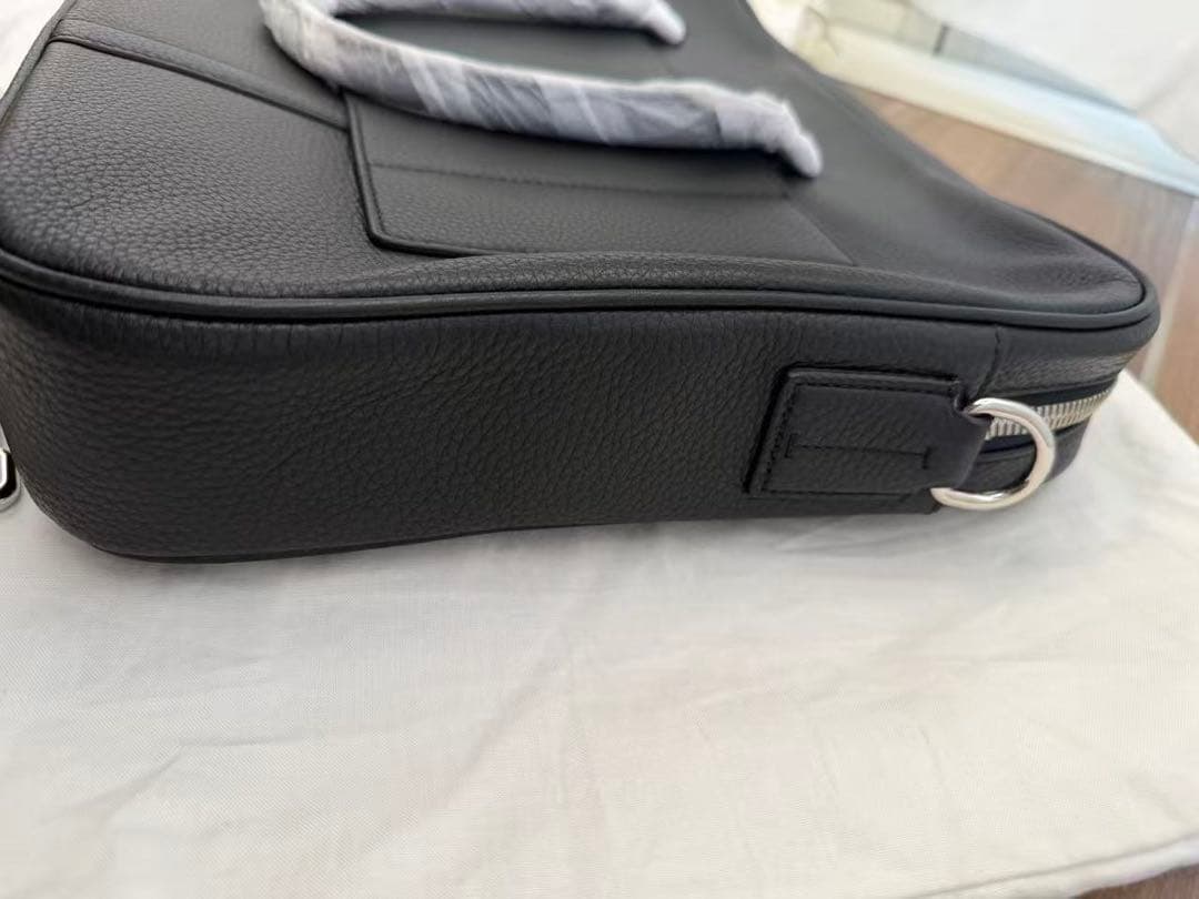 BALLY バリー　MALESO 2WAY ブラックレザー ビジネスバッグ