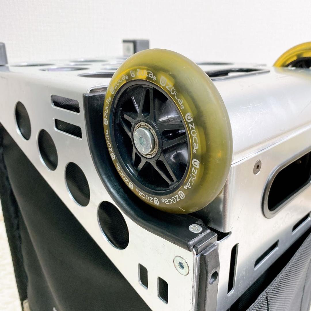 ZUCA PRO ズーカ シルバー 座れるキャリーバッグ　32L 機内持込可