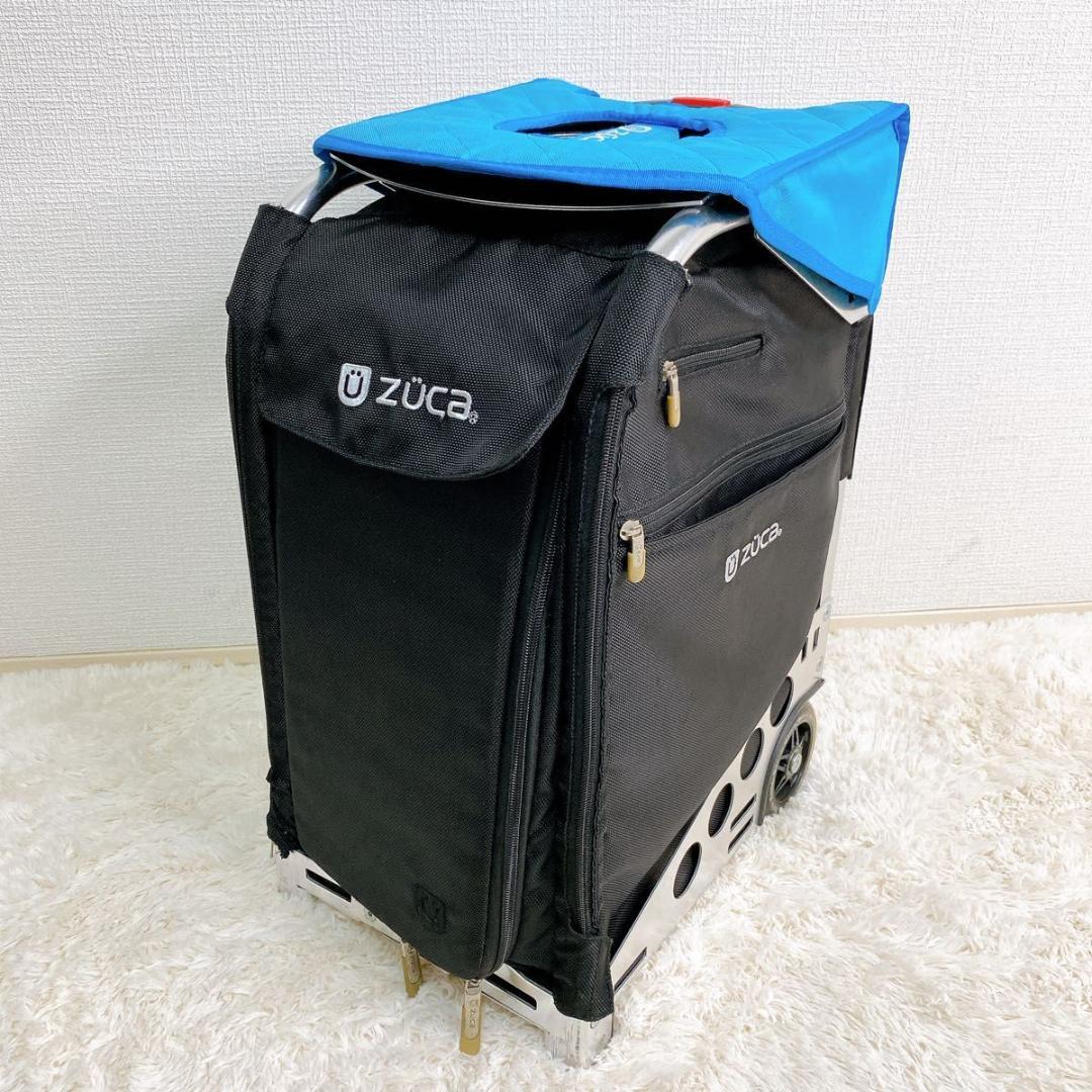ZUCA PRO ズーカ シルバー 座れるキャリーバッグ　32L 機内持込可