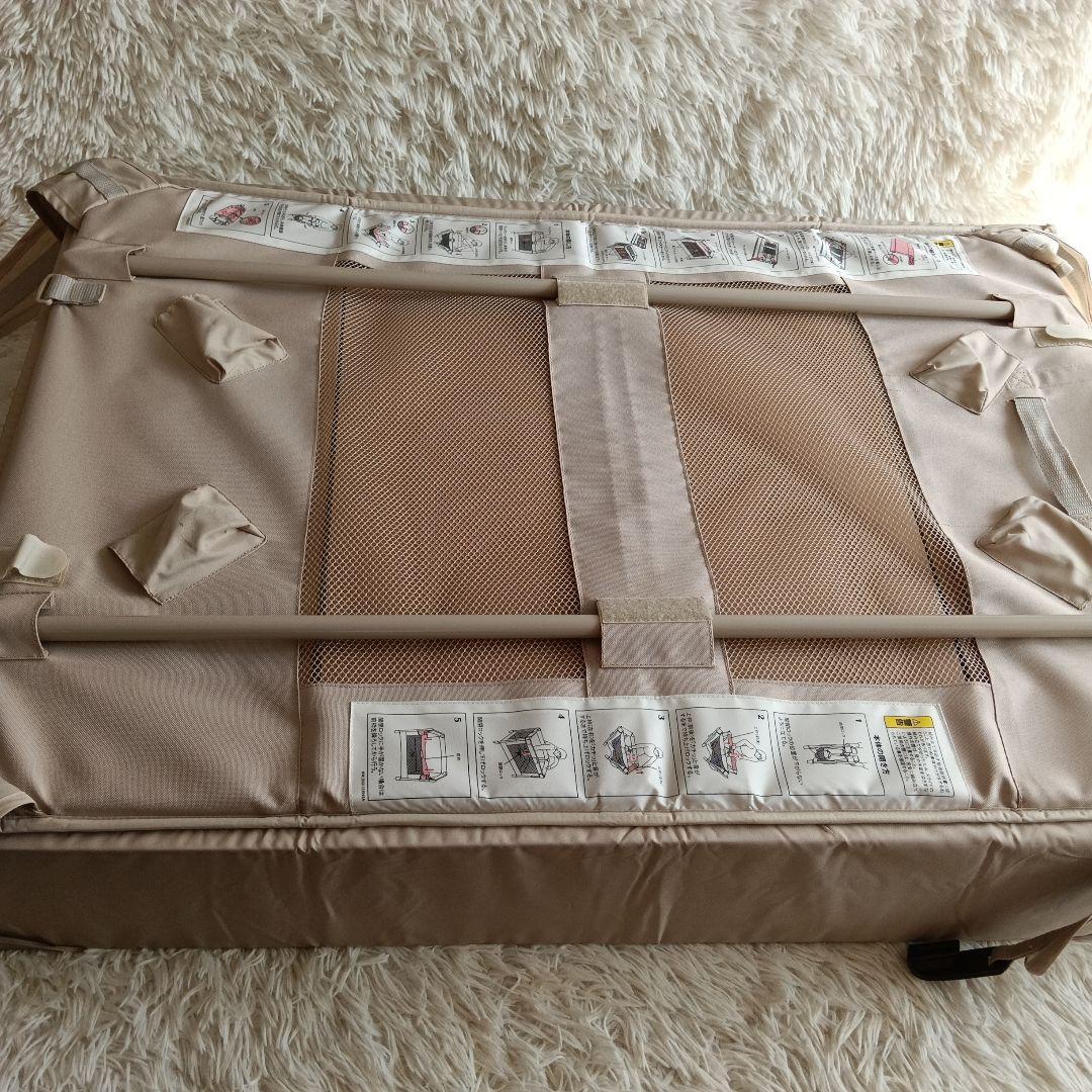 Apricaココネルエアーベビーベッド メッシュ ブラウン・ベージュ66047