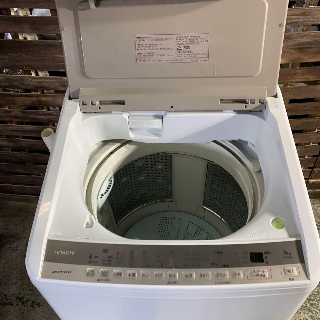 I166\" HITACHI 日立 洗濯機 8kg BW-V80F 2020年製