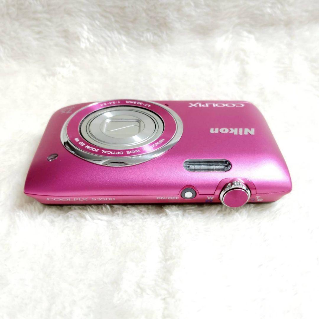 美品✨ Nikon COOLPIX S3500 ピンク 箱 付属品 デジカメ
