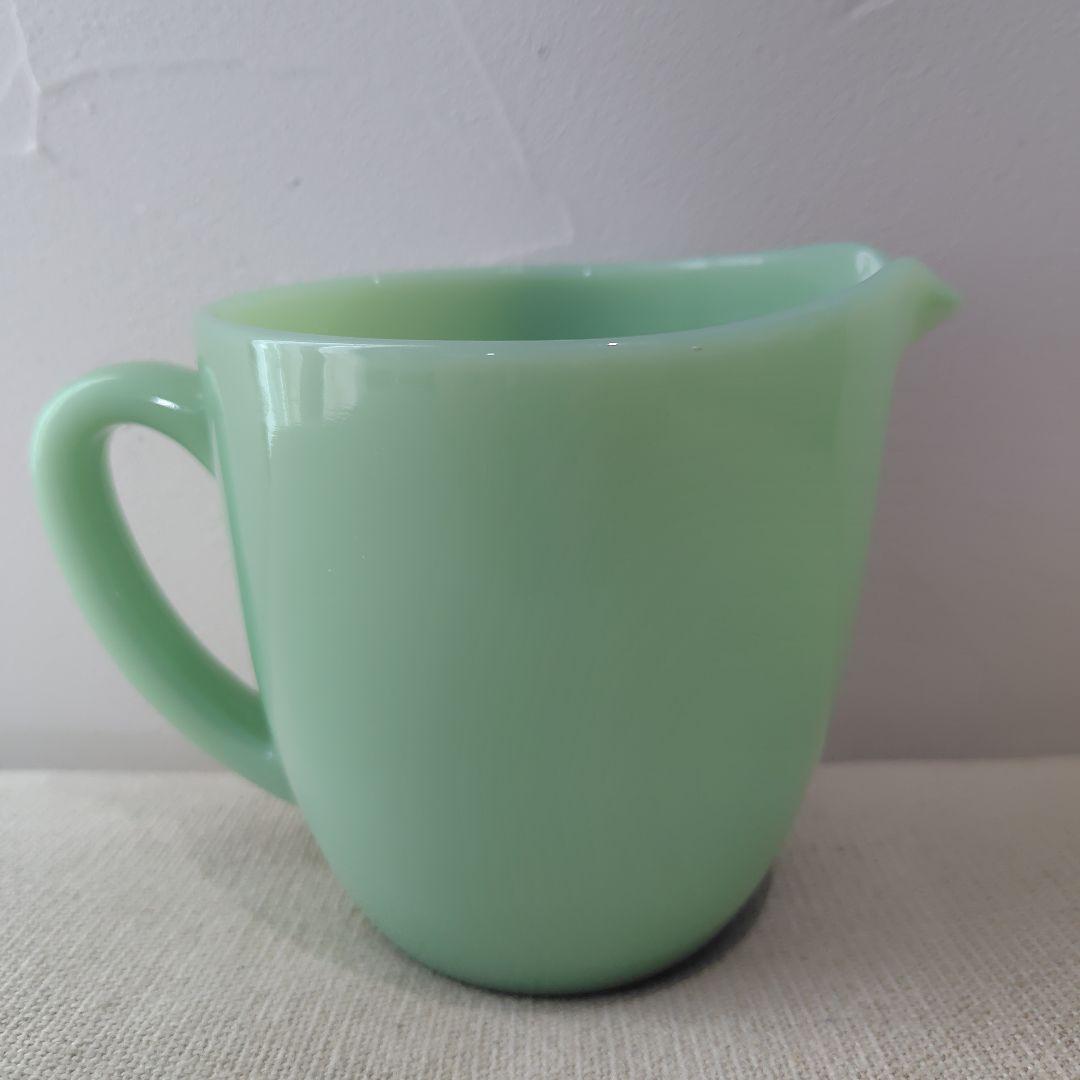 【美品】Fireking ファイヤーキング ジェダイ ミルクピッチャー 花瓶