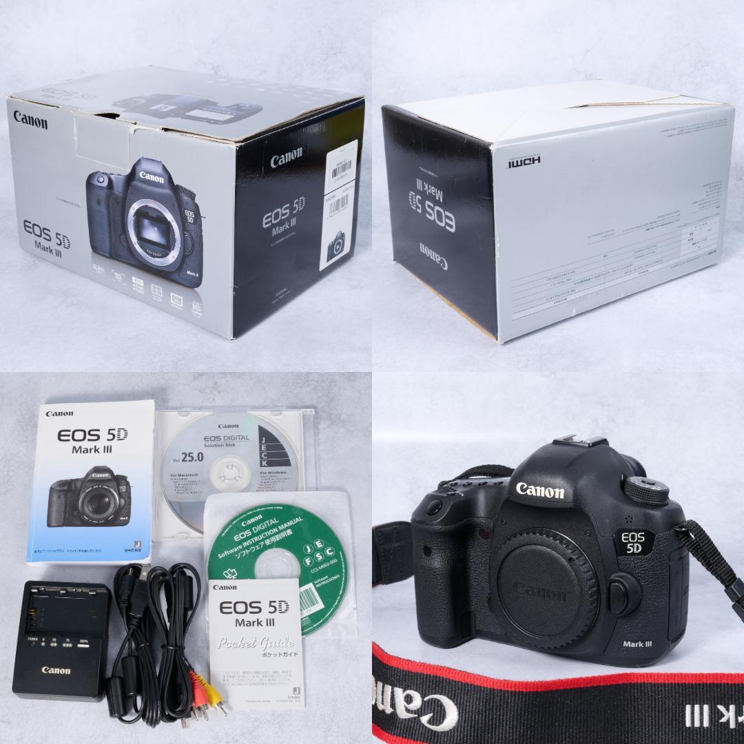 Canon EOS 5D Mark III 箱、付属品あり