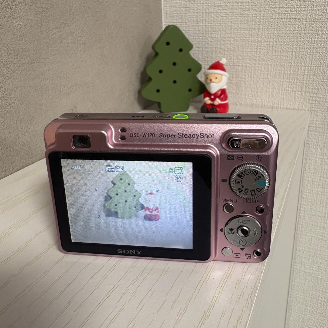 SONY Cyber-shot DSC-W120 ピンクローズ