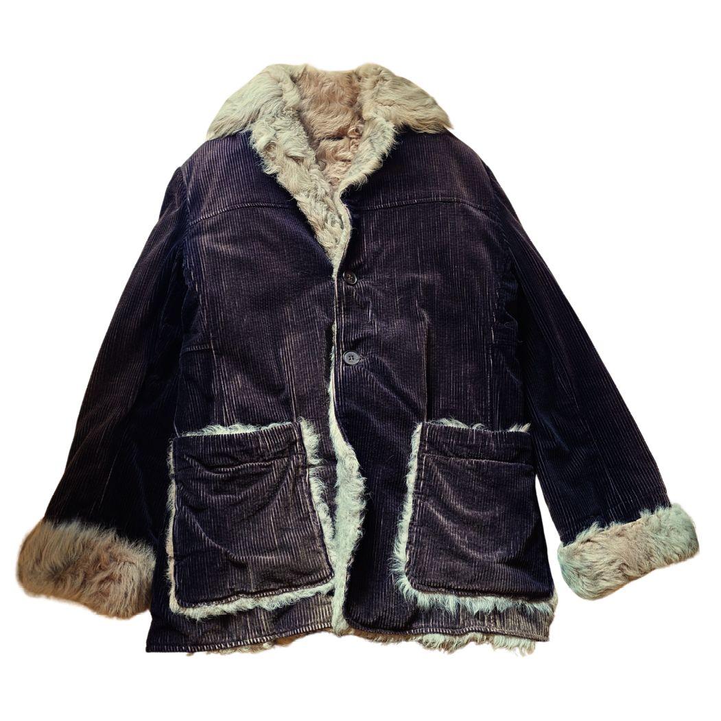 【破格】bajra dirge コーデュロイ ムートンジャケット y2k