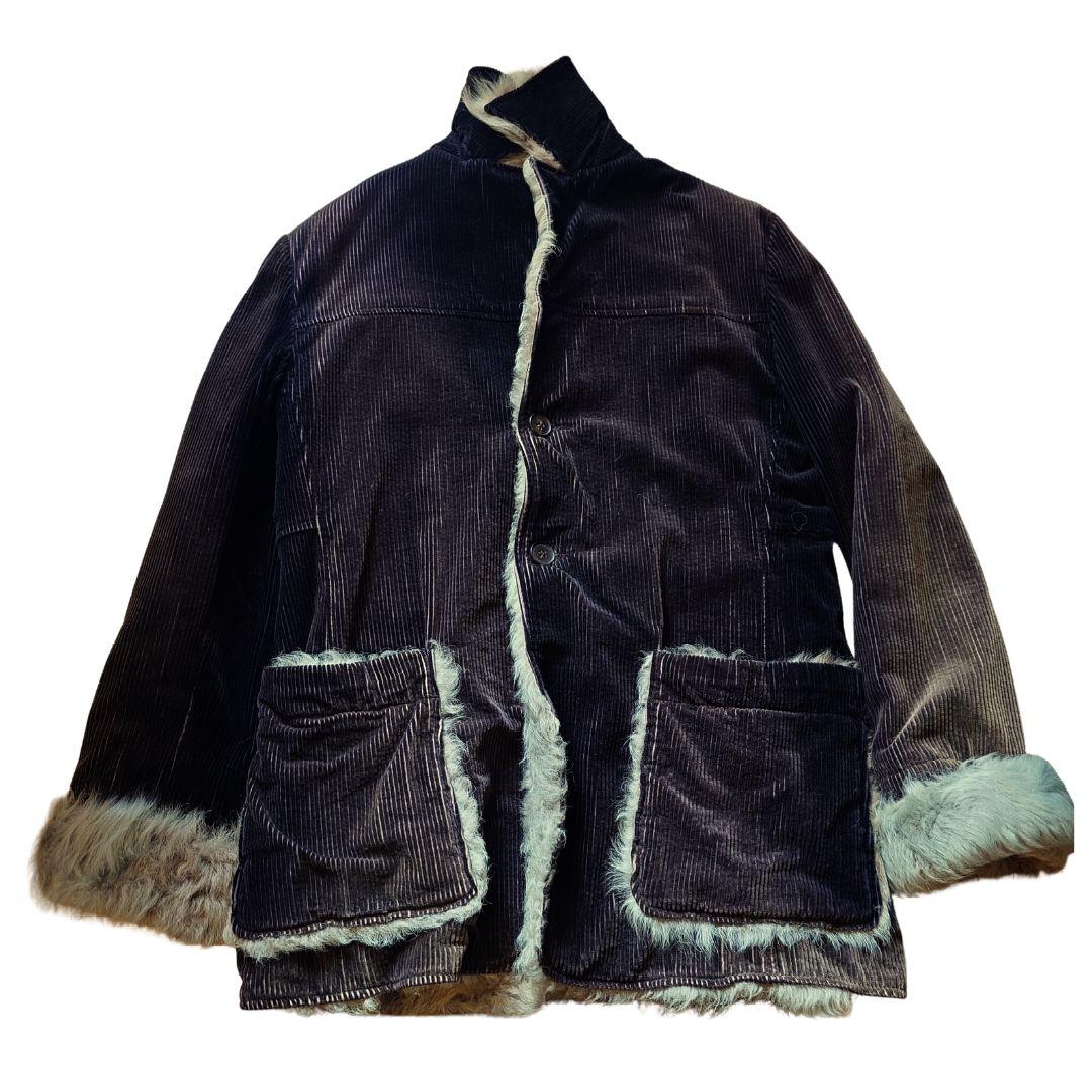 【破格】bajra dirge コーデュロイ ムートンジャケット y2k