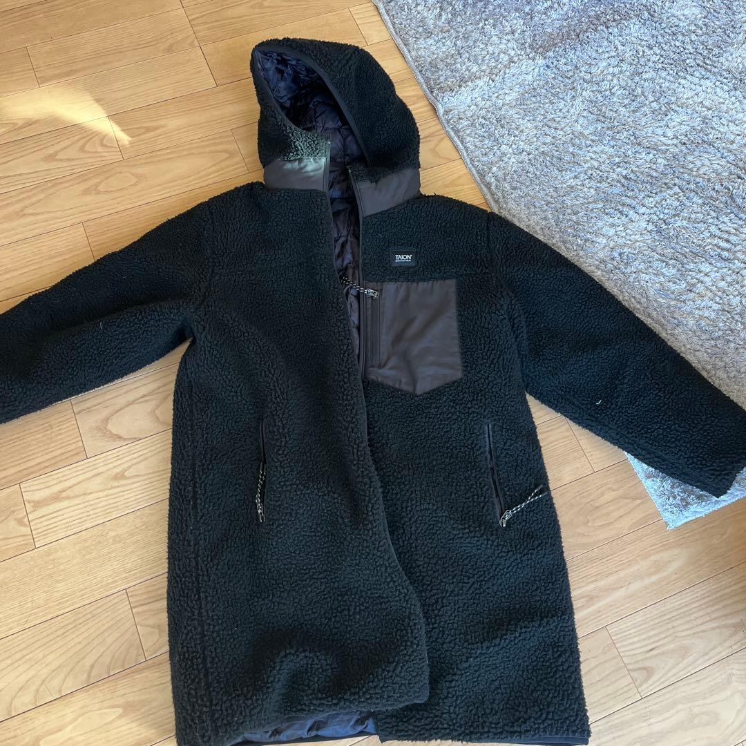 TAION ダウンコート ブラック