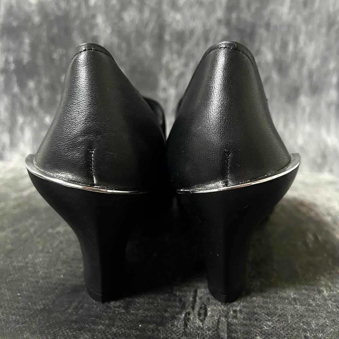 美品　ISSEY MIYAKE×UN レザーシューズ　切替　37 ブラック