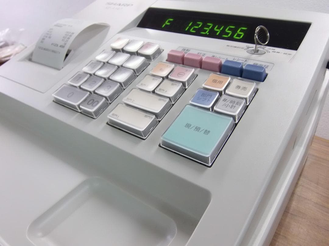 専用 設定無料 SHARP XE-A147-W レジスター 250726