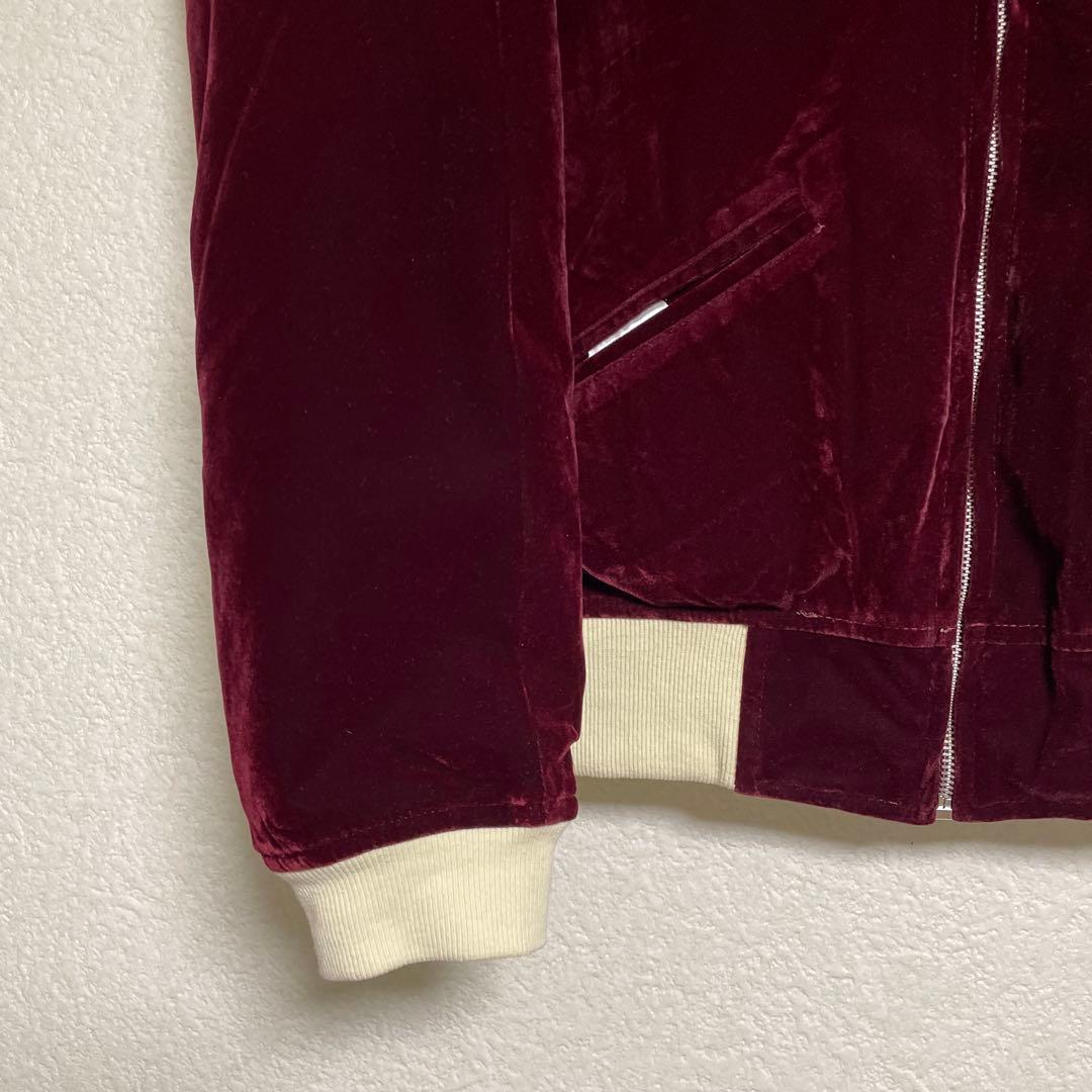 スカジャン 別珍 ベルベット／虎、鷹