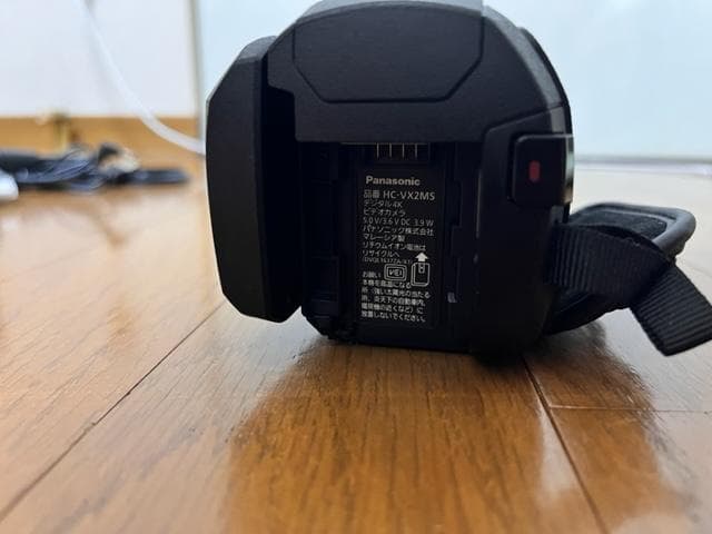 【美品・未使用】Panasonic HC-VX2MS 4Kビデオカメラ ブラック