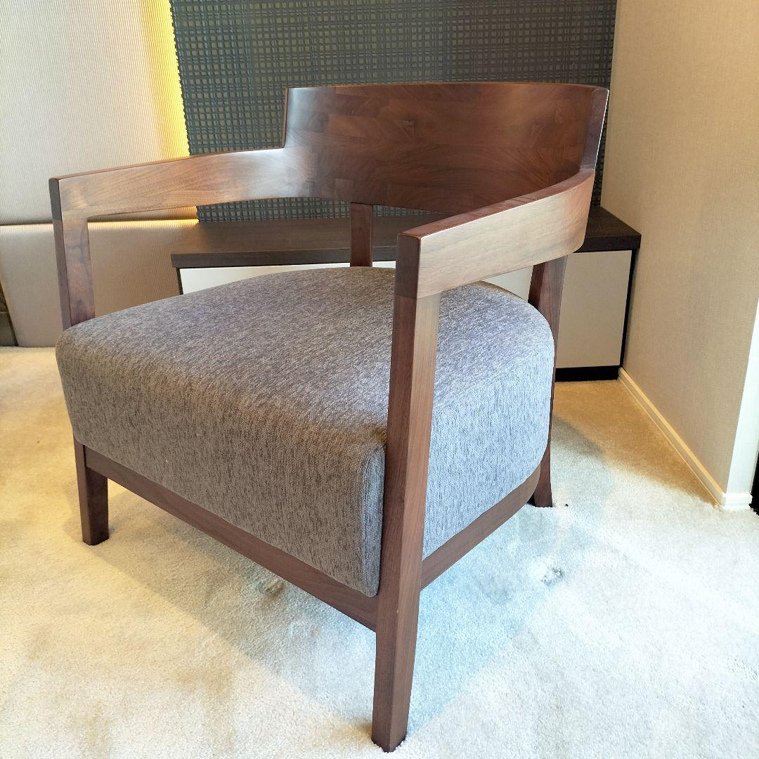 ラウンジチェア アビスタイル 木製チェアチェア 展示品(JMF9-5)