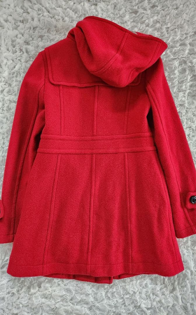 バーバリー　ブルーレーベル　ダッフルコートBURBERRYBLUELABEL 赤