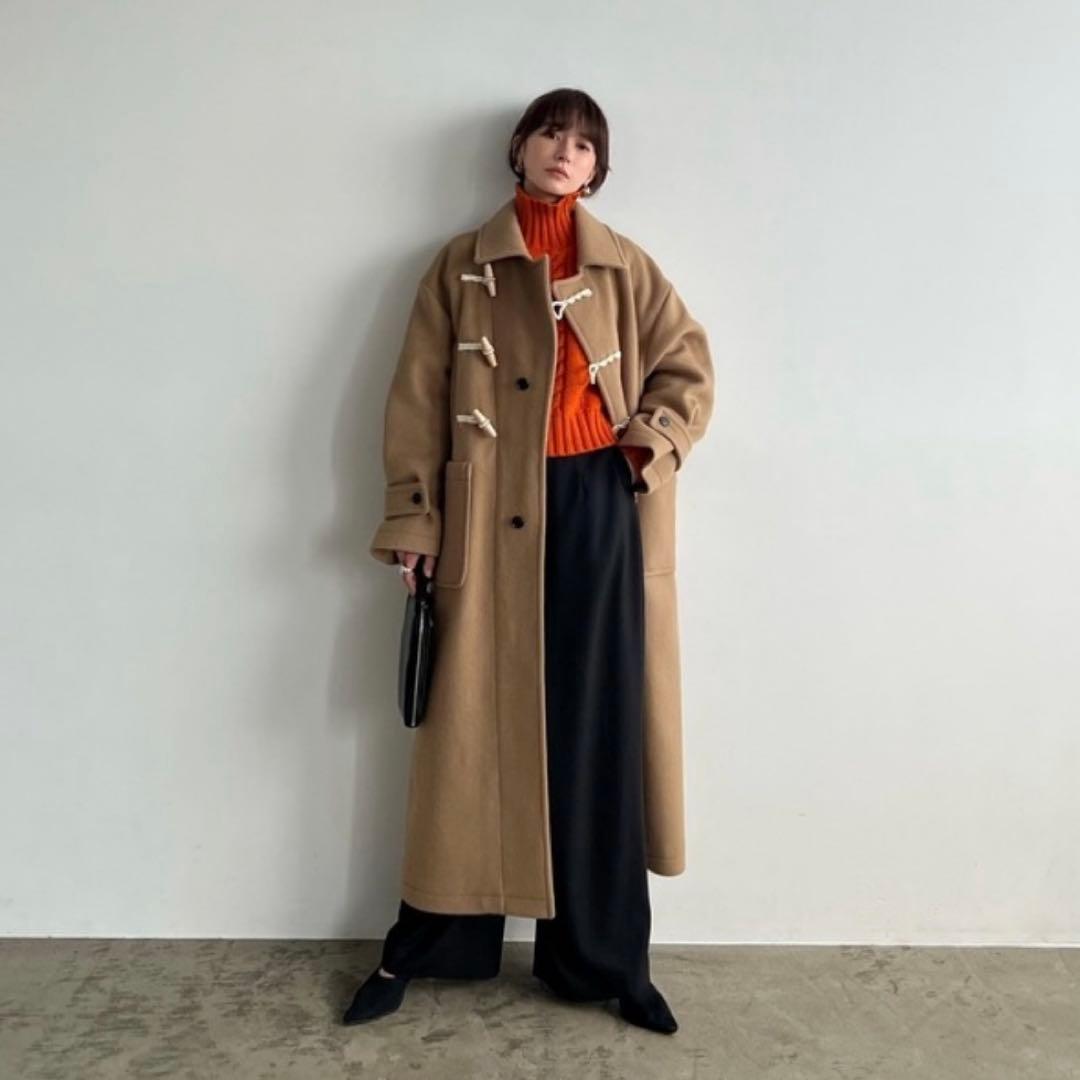CLANE OVER MAXI DUFFLE COAT ベージュ サイズ0