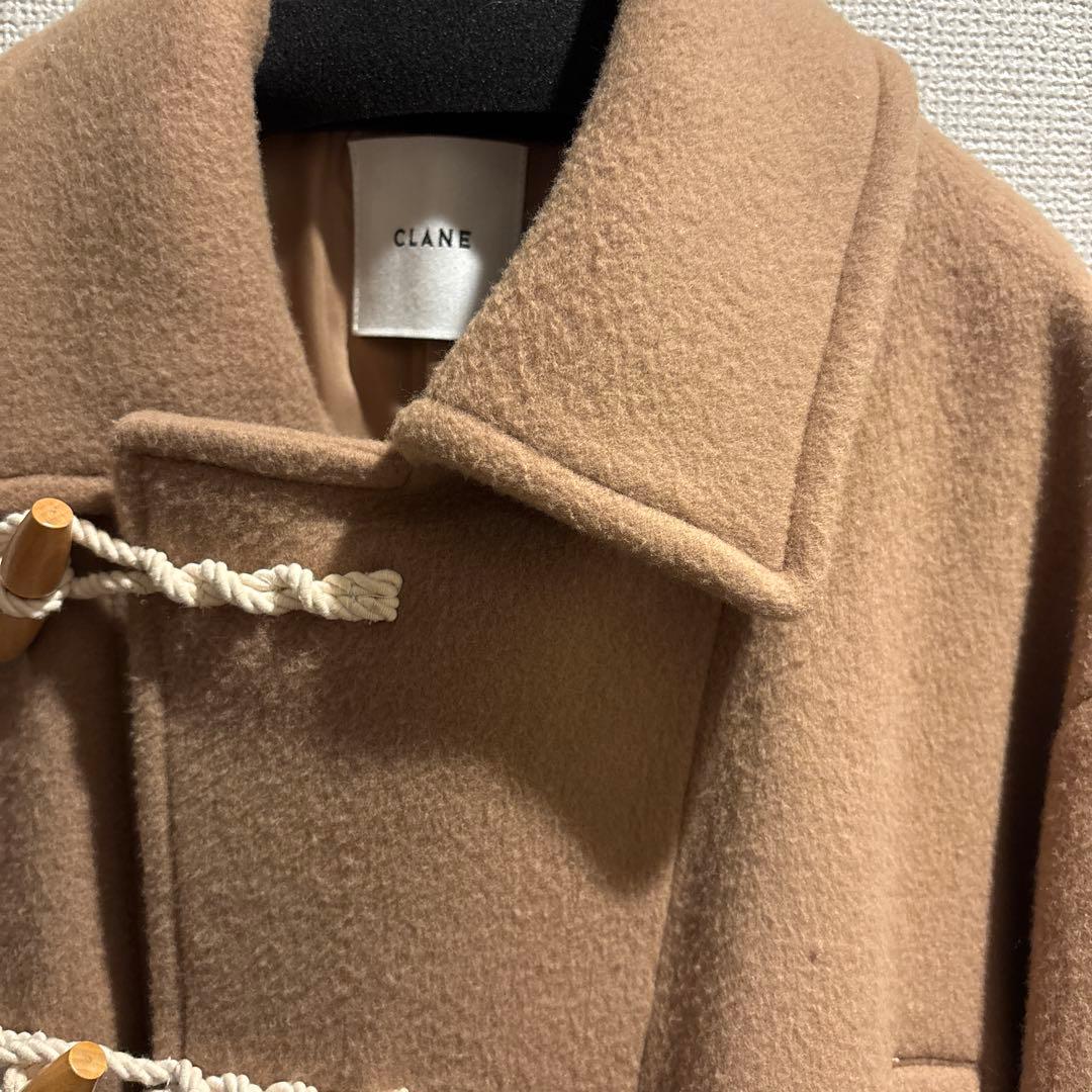 CLANE OVER MAXI DUFFLE COAT ベージュ サイズ0