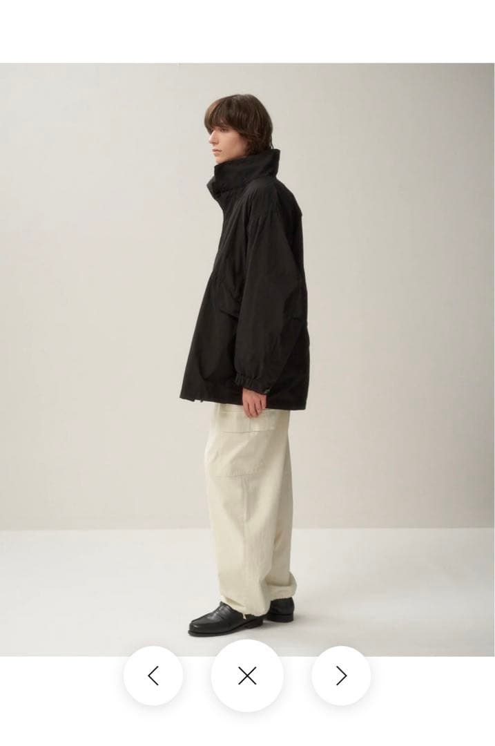 【24年購入】ATON(黒)AIR WEATHER | MODS COAT