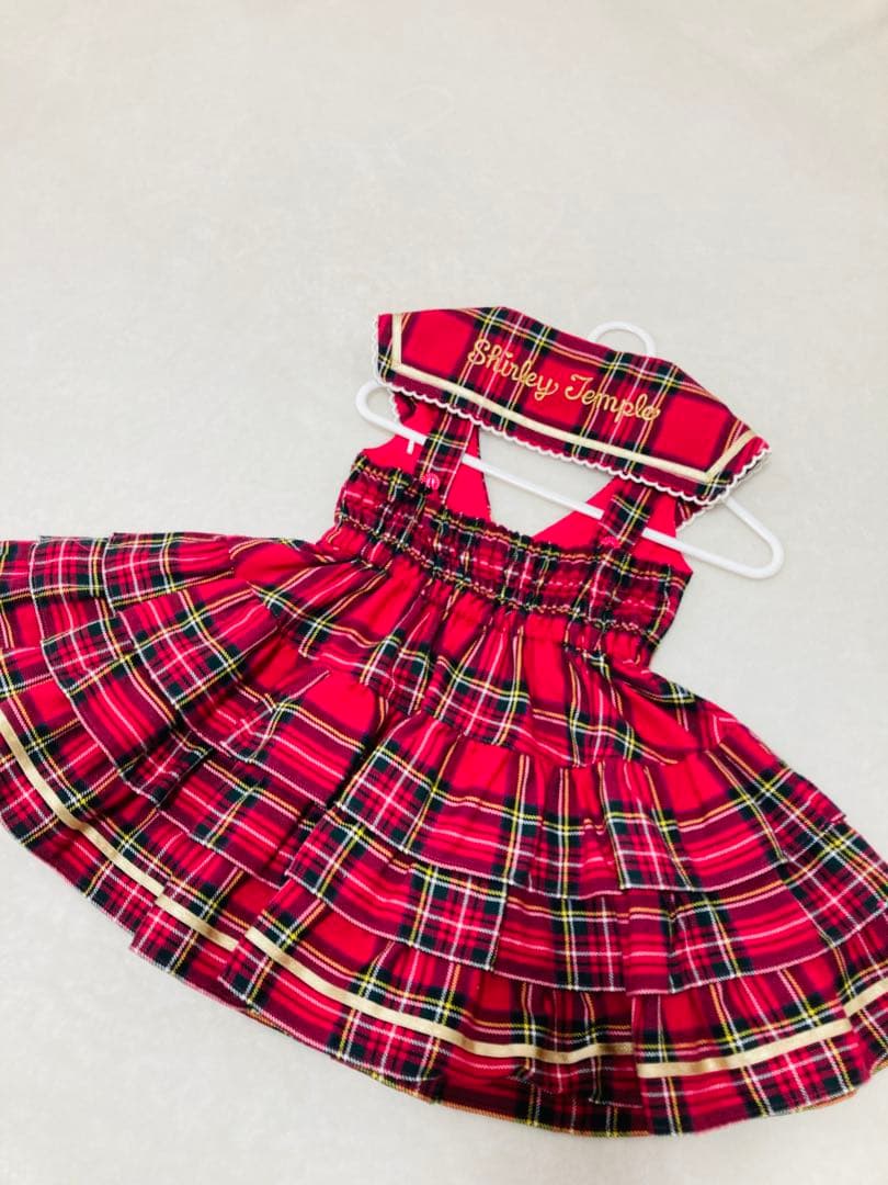 限定チェックのワンピース