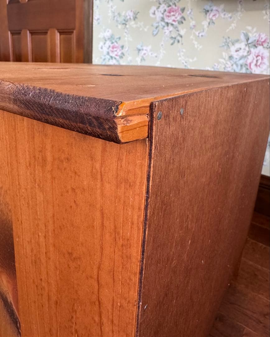 Enfant アンファン ローボード ハート扉 カントリー家具 木製 ①