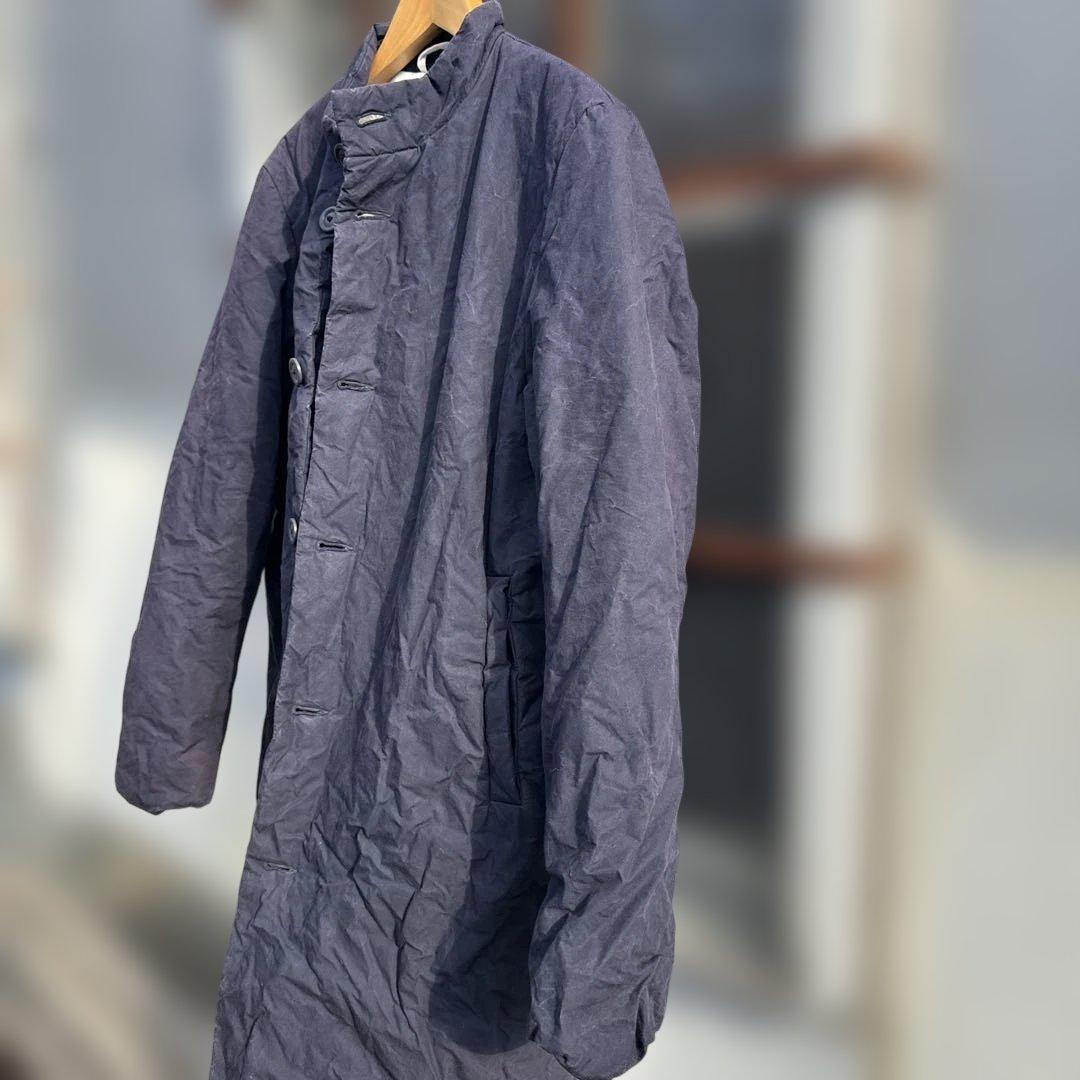 CASEY CASEY スタンドカラーコート　サイズS表記　中古品　色褪せヤケ有