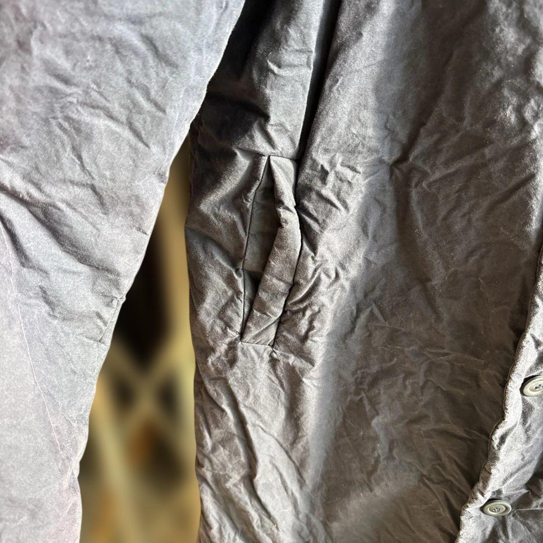 CASEY CASEY スタンドカラーコート　サイズS表記　中古品　色褪せヤケ有