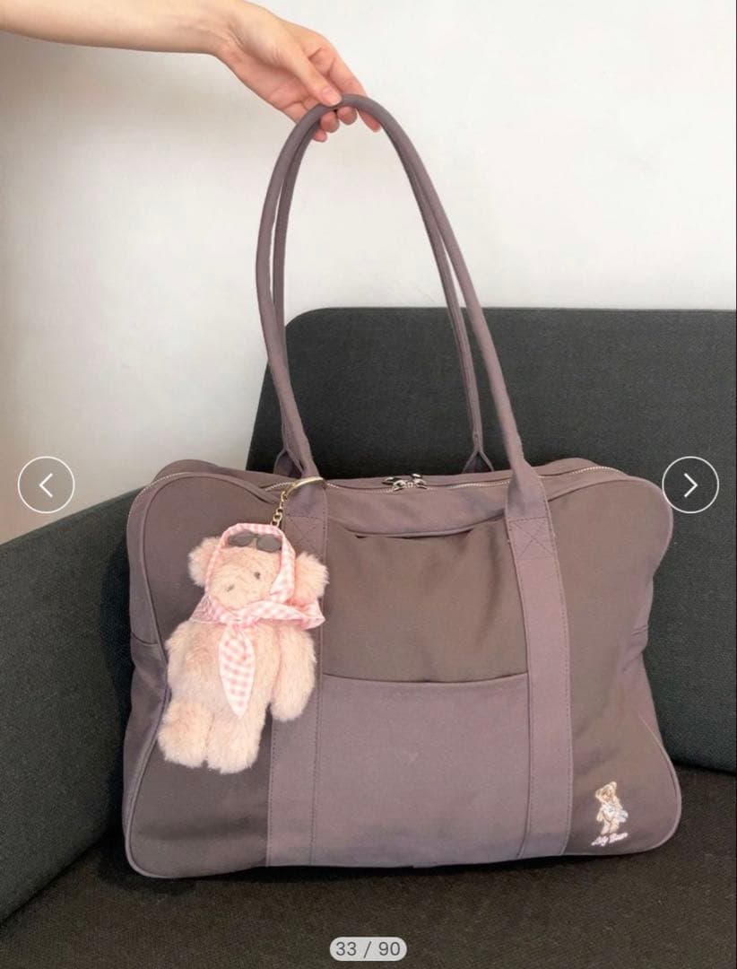 新品タグ付き リリーブラウン　Lily Bearトラベルボストンバッグ