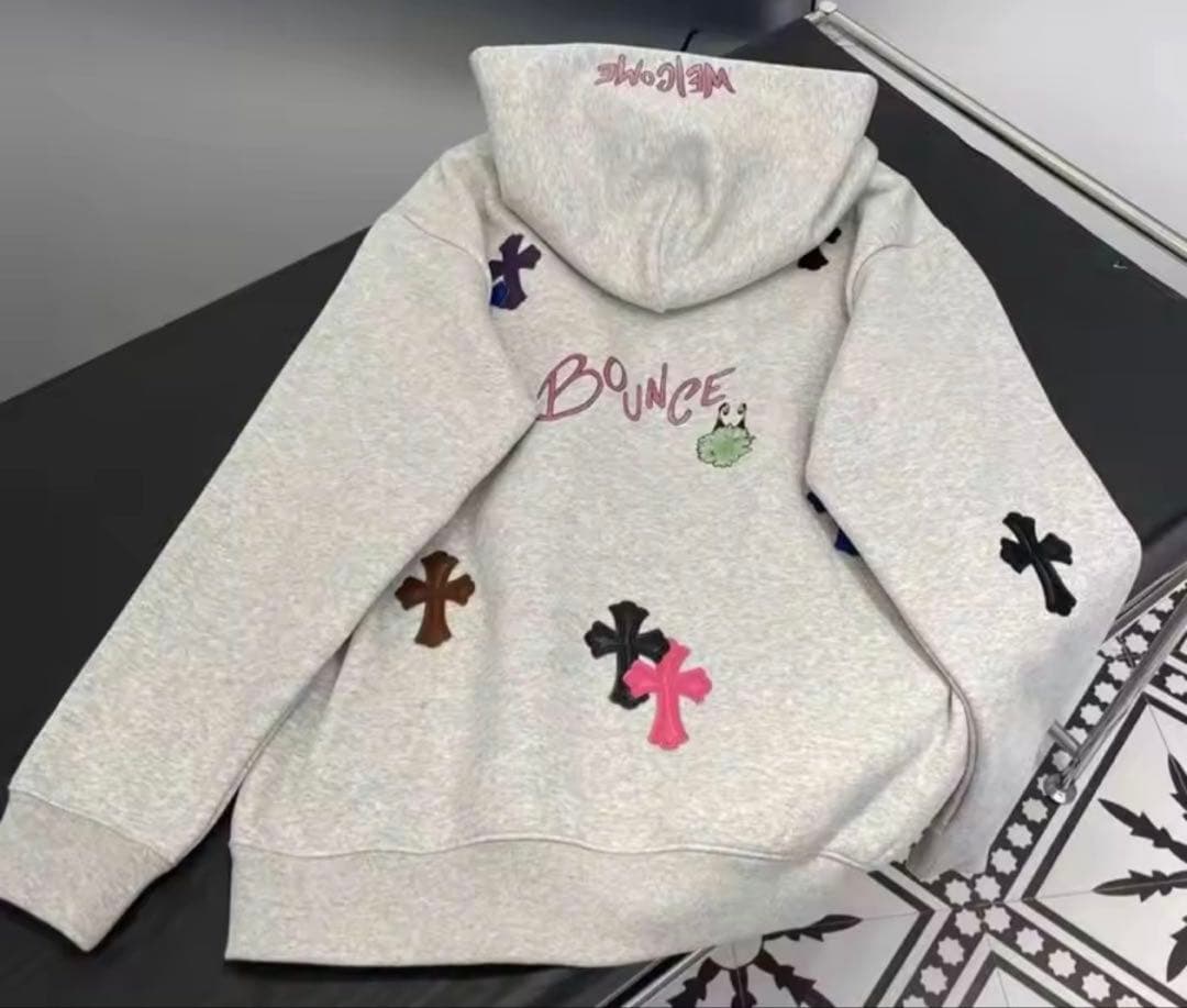 大人気⭐︎クロムハーツグレー パーカー