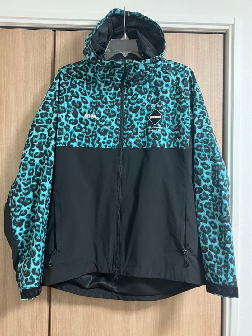 FCRB レオパード ジャケット BIGLOGO PRACTICE JACKET