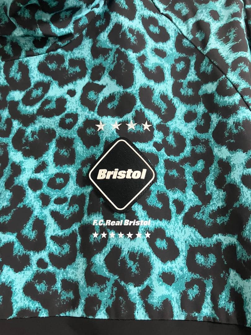 FCRB レオパード ジャケット BIGLOGO PRACTICE JACKET