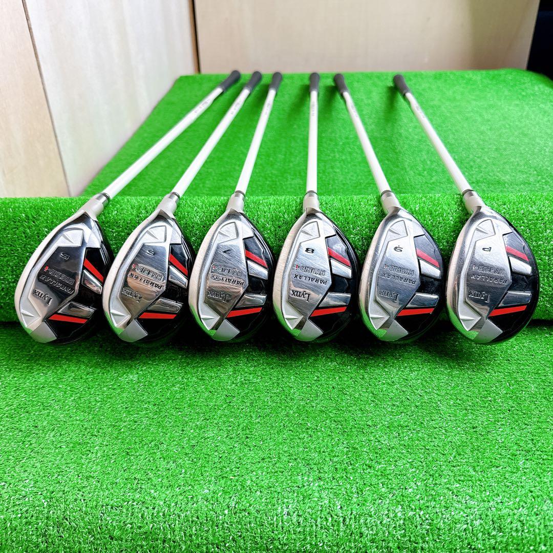 良品 リンクス PARALLAX HYBRID-i アイアンセット 5〜9.P