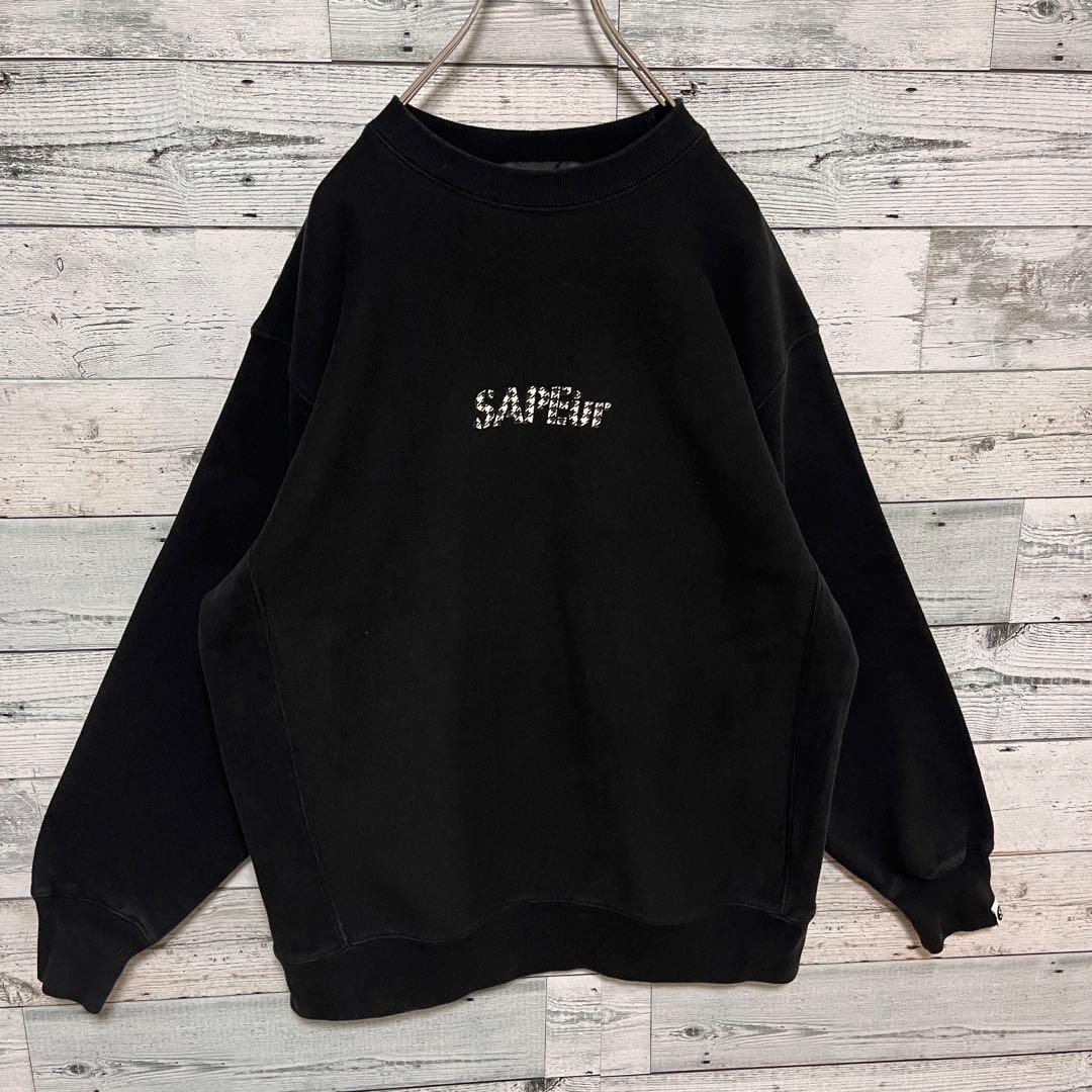 t138【美品】サプール ロッドマン プリント ロゴ スウェット 入手困難 人気