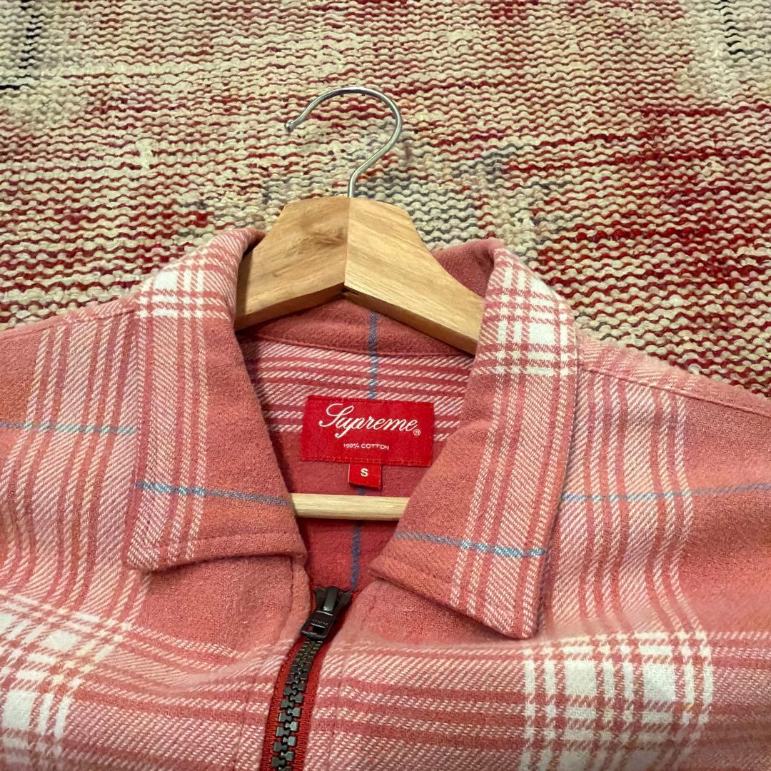 トップス supreme zip shirt