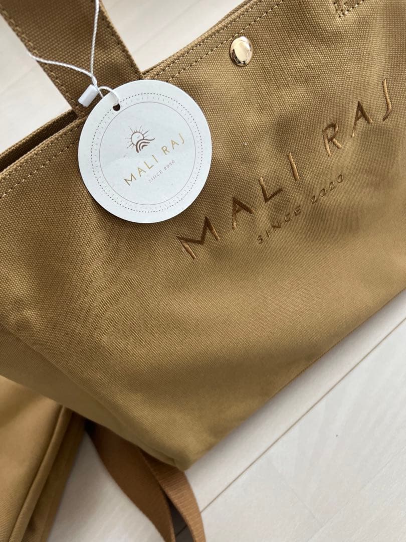 MALI RAJ ベージュ マザーズバッグ オムツショルダーバック セット