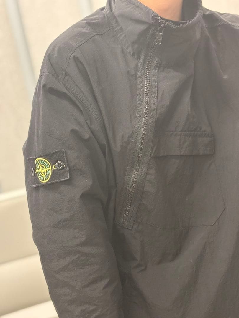 ストーンアイランド　STONE  ハーフジップナイロンジャケット