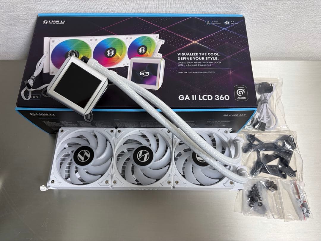 PC用ファン・クーラー LIAN LI GA II LCD 360