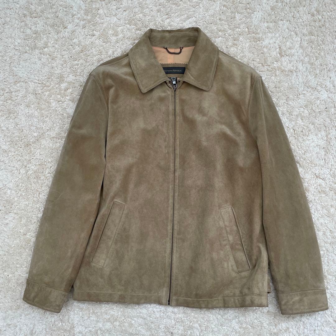 90s バナナリパブリック　スエードジャケット　バナリパ　レザー M