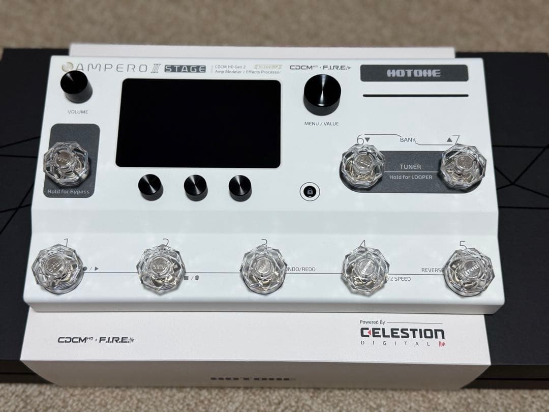 HOTONE Ampero II STAGE 極美品 ペダル付き