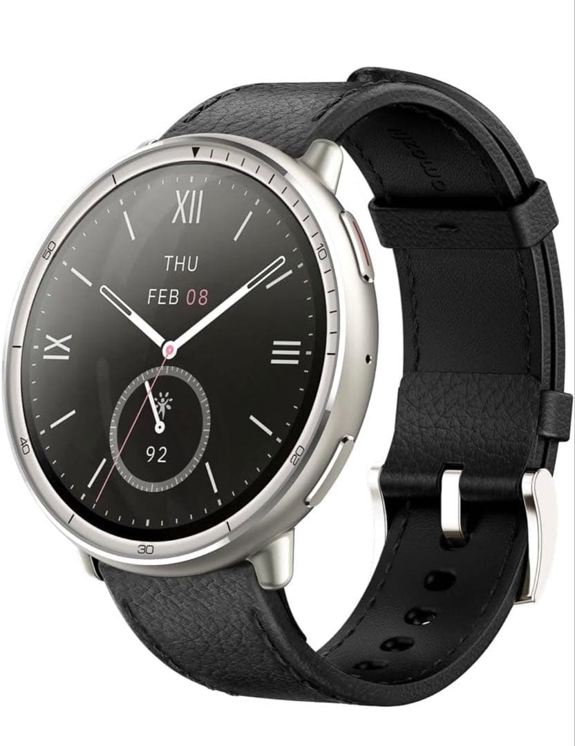 Amazfit Active 2 44mm ブラックレザー