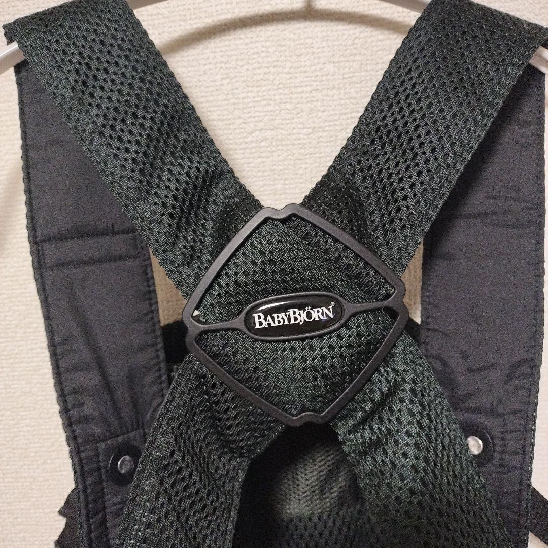 極美品 BABYBJÖRN ベビーキャリアmini Airブラック 箱 抱っこ紐