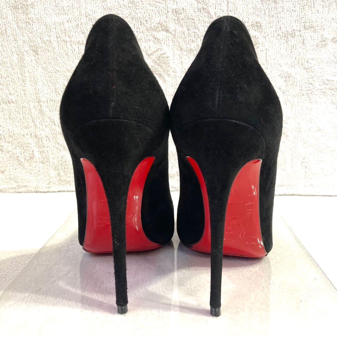 ✨極美品✨　クリスチャンルブタン　スエード　パンプス　黒　22.5