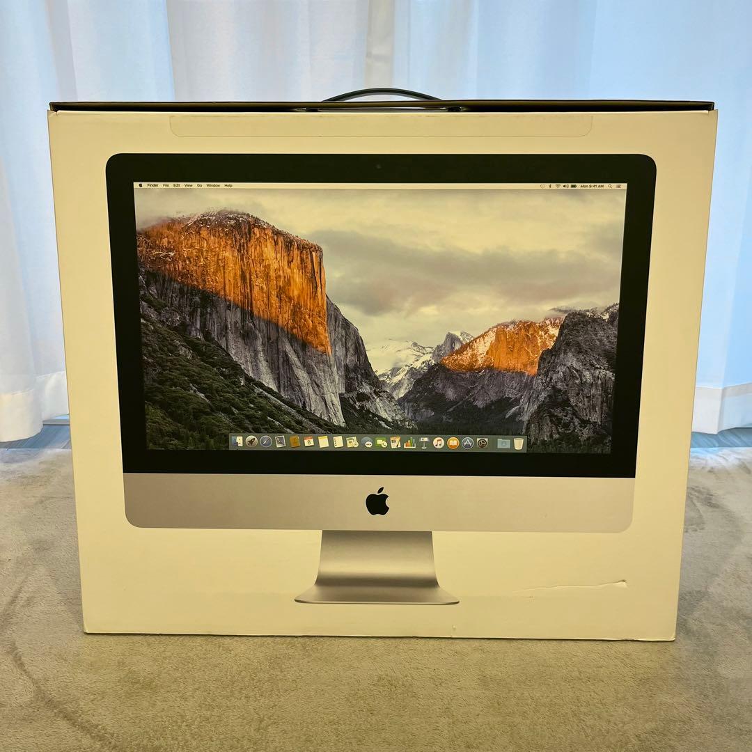 iMac 21.5インチ ワイヤレスキーボード・マウス付き